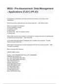 WGU - Pre-Assessment&colon; Data Management - Applications &lpar;FJO1&rpar; &lpar;PFJO&rpar;