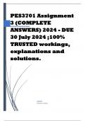 PES3701 Assignment 3 (COMPLETE ANSWERS) 2024 - DUE 30 July 2024 (3 DIFERENT ESSAYS INCLUDED)