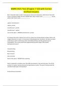 MARK 3321 Test &lpar;Chapter 7-10&rpar; with Correct Verified Answers