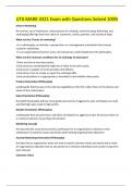 UTA MARK-3321 Exam with Questions Solved 100&percnt;