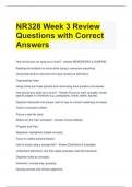 NR328 Week 3 Review Questions with Correct Answers