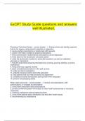  ExCPT Study Guide questions and answers well illustrated.