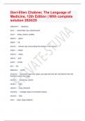 Davi-Ellen Chabner&comma; The Language of Medicine&comma; 12th Edition &vert; With complete solution 2024&sol;25