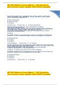 NR 509 Midterm Exam QBank &vert; 250 Questions And Answers latest update 2023&sol;2024 A graded