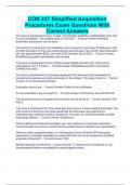 CON 237 Simplified Acquisition Procedures Exam Questions With Correct Answers