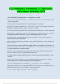 C224 Objective Assessment &vert; 77 Questions and Correct Solutions 2024