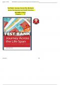 Test Bank: Journey Across The Life Span: Human Development and Health Promotion,  6th Edition Polan Chapters 1 - 1