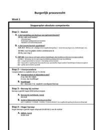 Bestuursprocesrecht (schema's, werkgroepen en hoorcolleges = alle stof)