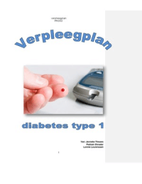 verpleegplan diabetes type 1
