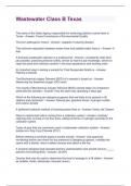 Wastewater Class B Texas Questions and Answers