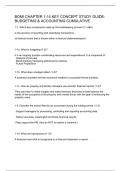 BOMI CHAPTER 1-14 KEY CONCEPT STUDY GUIDE: BUDGETING & ACCOUNTING CUMULATIVE