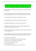 ATI RN Fundamentals Exam&sol; Questions with 100&percnt; Verified Solutions&sol; Already Grade A&plus;