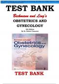 TEST BANK for Beckmann and Ling’s Obstetrics and Gynecology, 9th Edition by Dr. Robert Casanova | Verified Chapter's 1 - 50 | Complete 2023-2024 Newest Version