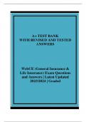 TESTBANK FOR WEBCE 2024 UPDATE WITH 1000+, CORRECTLY ANSWERED QUESTIONS ALREADY GRADED A+  |HIGHLY PREADICTED AND 100% SUCCESS GUARANTEED|