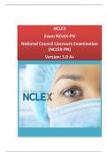 NCLEX Exam NCLEX-PN National Council Licensure Examination (NCLEX-PN) Version: 5.0 A+ 2024