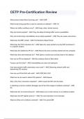 CETP Pre-Certification Review Exam 2024&sol;2025 Questions & Correct Answers Already Graded A&period;