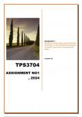 TPS3704 ASSIGNMENT 1 ANSWERS 2024