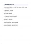 Cap capt cept cip Exam 2024&sol;2025 Questions & Answers Already Graded A&period;