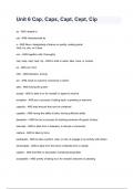 Unit 6 Cap&comma; Caps&comma; Capt&comma; Cept&comma; Cip Exam 2024&sol;2025 Questions & Answers Already Graded A&period;