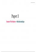 Paper 3 - Issues and debates and relationship notes