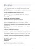 Wound Care questions and answers  graded A&plus; by experts 2024&sol;2025