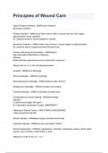 Principles of Wound Care questions and answers  graded A&plus; by experts 2024&sol;2025