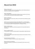 Wound Care WCEI  Questions And Answers 2026&sol;2027&lpar;A&plus; Guarantee&rpar; &vert; PDF