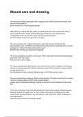 Wound care and dressing questions and answers  graded A&plus; by experts 2024&sol;2025