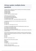 Urinary system multiple-choice questions&period;