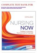 COMPLETE TEST BANK FOR   Nursing Now: Today's Issues, Tomorrows Trends Eighth Edition by Joseph T. Catalano PhD RN (Author) latest Update  