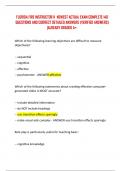 FLORIDA FIRE INSTRUCTOR II  NEWEST ACTUAL EXAM COMPLETE 140 QUESTIONS AND CORRECT DETAILED ANSWERS &lpar;VERIFIED ANSWERS&rpar; &vert;ALREADY GRADED A&plus;&period;