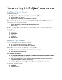 Professioneel Schrijven, Smits, J.F.P. de (2011) Schriftelijke Communicatie