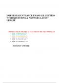 2024 HESI A2 ENTRANCE EXAM ALL SECTION WITH QUESTIONS & ANSWERS LATEST UPDATE.
