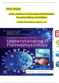TEST BANK For Huether and McCance's Understanding Pathophysiology, Canadian 2nd Edition, All Chapters 1 - 42, Complete Newest Version
