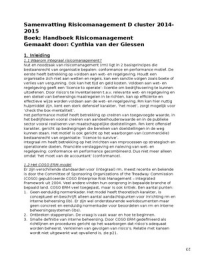 Handboek risicomanagement  ERMplus een praktische toepassing van COSO ERM