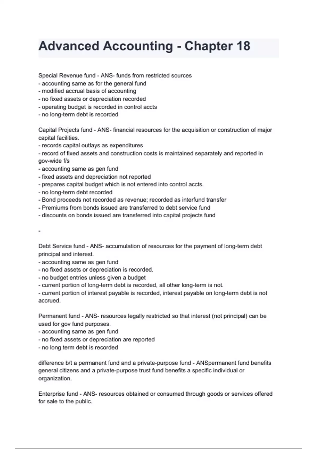 Advanced Accounting - Chapter 18 REVISED AND UPDATED FOR 2026/2027 ...