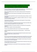 Wisconsin Pesticide Applicator Practice Test Questions with Correct Answers 