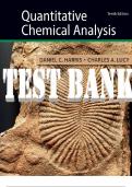 SOLUTIONS MANUAL FOR QUANTITATIVE CHEMICAL ANALYSIS 10TH EDITION BY DANIEL C HARRIS AND CHARLES  A&period; LUCY 