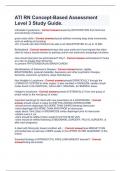 ATI RN Concept-Based Assessment Level 3 Study Guide