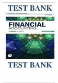 Test Bank for Financial Accounting 13th Edition by C William Thomas & Wendy M. Tietz, ISBN: 9780136899037 |All Chapters Covered||Complete Guide A+|