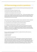 G Medication Bundled Exams with complete solution