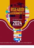 RSE4801 ASSIGNMENT 2 - 2024 (705037)