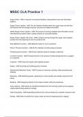 MSSC CLA Practice 1 Exam 2024&sol;2025 Questions & Correct Answers Already Graded A&period;