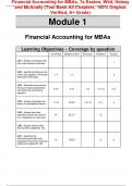 Test Bank for Financial Accounting for MBAs 7th Edition By Easton, Wild, Halsey and McAnally (All Chapters, 100% Original Verified, A+ Grade)
