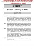 Solutions Manual for Financial Accounting for MBAs 7th Edition By Easton, Wild, Halsey and McAnally (All Chapters, 100% Original Verified, A+ Grade)
