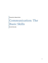 Summary Basics Communication complete