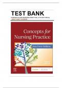 Test Bank Concepts for Nursing Practice (4TH Ed) by Jean Giddens 2024 STUVIA
