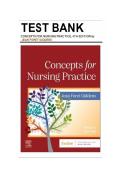 Test Bank Concepts for Nursing Practice &lpar;4TH Ed&rpar; by Jean Giddens 2024  