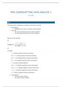 Korte samenvatting PC-labs Data-Analyse 1 (KUL)