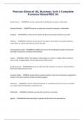 Pearson Edexcel IAL Business Unit 4 Complete Revision Notes(WBS14)